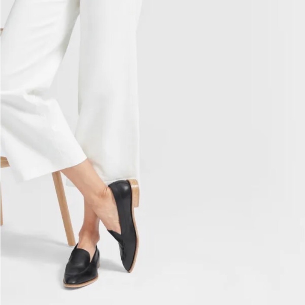 Everlane Black Leather Modern Loafer - New, size 6 - Picture 4 of 11